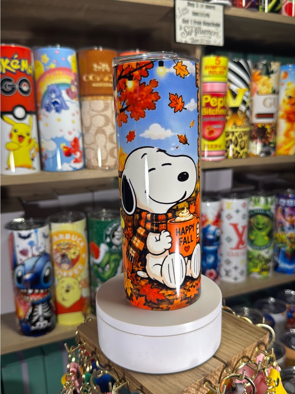 20oz Snoopy Fall Tumbler
